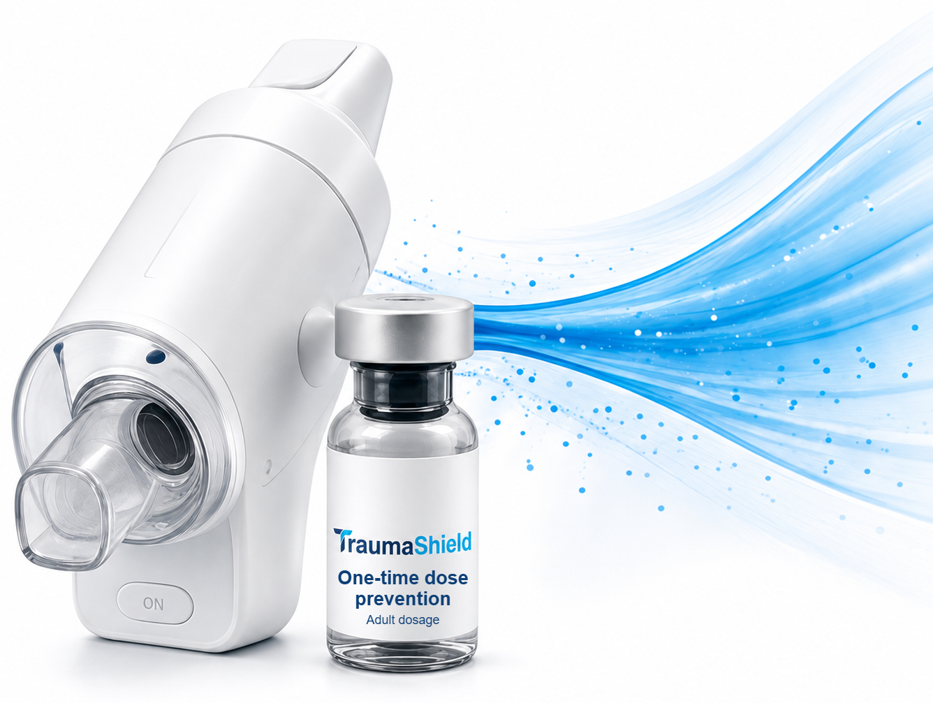 The TraumaShield inhalation device and its single-dose vial