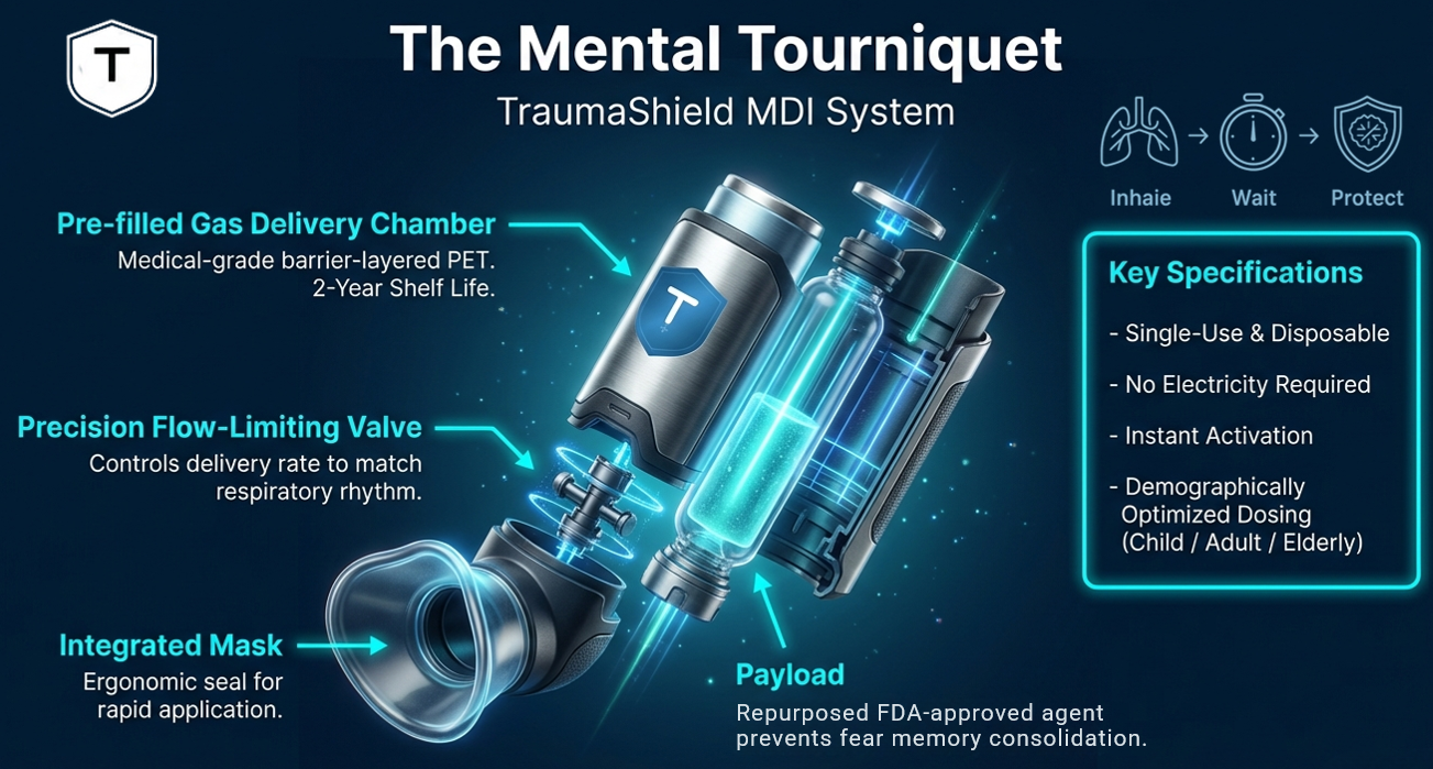 The TraumaShield device — a mental tourniquet