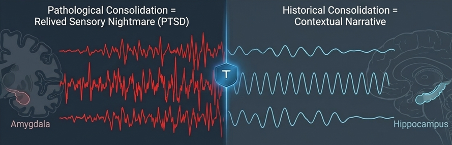 Pathological versus historical memory consolidation